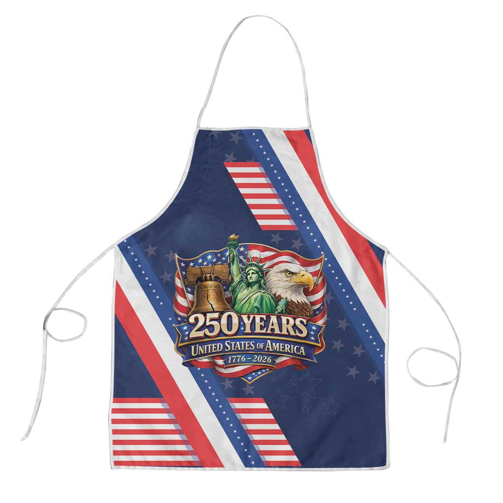 America 250th Anniversary Apron USA 1776-2026 Patriotic Eagle