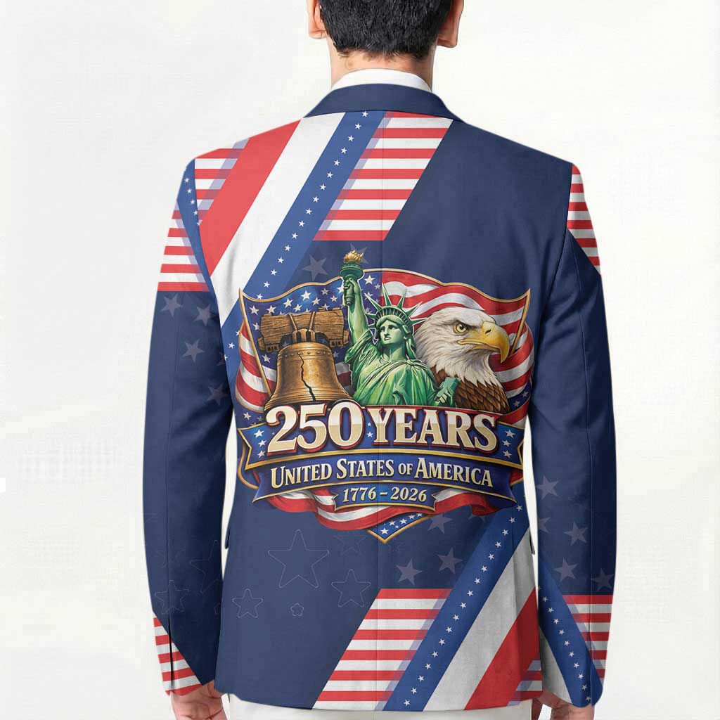 America 250th Anniversary Blazer USA 1776-2026 Patriotic Eagle