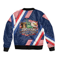 America 250th Anniversary Bomber Jacket USA 1776-2026 Patriotic Eagle