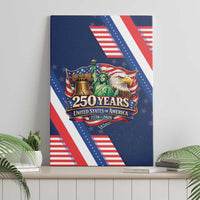America 250th Anniversary Canvas Wall Art USA 1776-2026 Patriotic Eagle