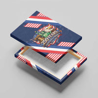 America 250th Anniversary Canvas Wall Art USA 1776-2026 Patriotic Eagle