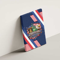 America 250th Anniversary Canvas Wall Art USA 1776-2026 Patriotic Eagle