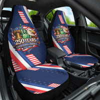 America 250th Anniversary Car Seat Cover USA 1776-2026 Patriotic Eagle