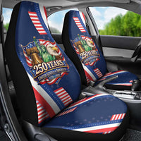 America 250th Anniversary Car Seat Cover USA 1776-2026 Patriotic Eagle