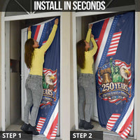 America 250th Anniversary Door Cover USA 1776-2026 Patriotic Eagle