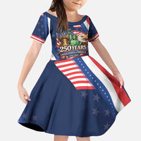 America 250th Anniversary Family Matching Summer Maxi Dress and Hawaiian Shirt USA 1776-2026 Patriotic Eagle