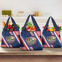 America 250th Anniversary Grocery Bag USA 1776-2026 Patriotic Eagle