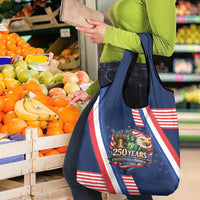 America 250th Anniversary Grocery Bag USA 1776-2026 Patriotic Eagle