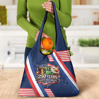 America 250th Anniversary Grocery Bag USA 1776-2026 Patriotic Eagle