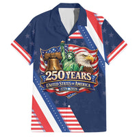 America 250th Anniversary Hawaiian Shirt USA 1776-2026 Patriotic Eagle