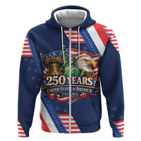 America 250th Anniversary Hoodie USA 1776-2026 Patriotic Eagle