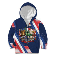 America 250th Anniversary Kid Hoodie USA 1776-2026 Patriotic Eagle