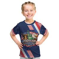 America 250th Anniversary Kid T Shirt USA 1776-2026 Patriotic Eagle