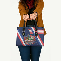 America 250th Anniversary Leather Bag USA 1776-2026 Patriotic Eagle