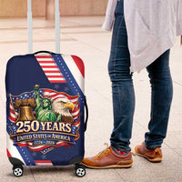 America 250th Anniversary Luggage Cover USA 1776-2026 Patriotic Eagle