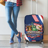 America 250th Anniversary Luggage Cover USA 1776-2026 Patriotic Eagle