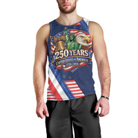 America 250th Anniversary Men Tank Top USA 1776-2026 Patriotic Eagle
