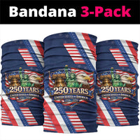 America 250th Anniversary Neck Gaiter USA 1776-2026 Patriotic Eagle
