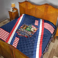America 250th Anniversary Quilt USA 1776-2026 Patriotic Eagle
