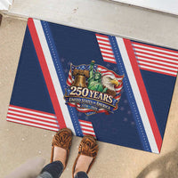 America 250th Anniversary Rubber Doormat USA 1776-2026 Patriotic Eagle