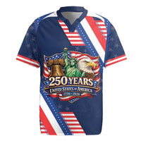 America 250th Anniversary Rugby Jersey USA 1776-2026 Patriotic Eagle