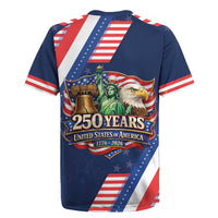 America 250th Anniversary Rugby Jersey USA 1776-2026 Patriotic Eagle