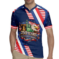 America 250th Anniversary Rugby Jersey USA 1776-2026 Patriotic Eagle