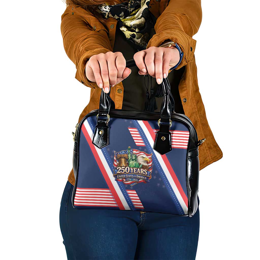 America 250th Anniversary Shoulder Handbag USA 1776-2026 Patriotic Eagle
