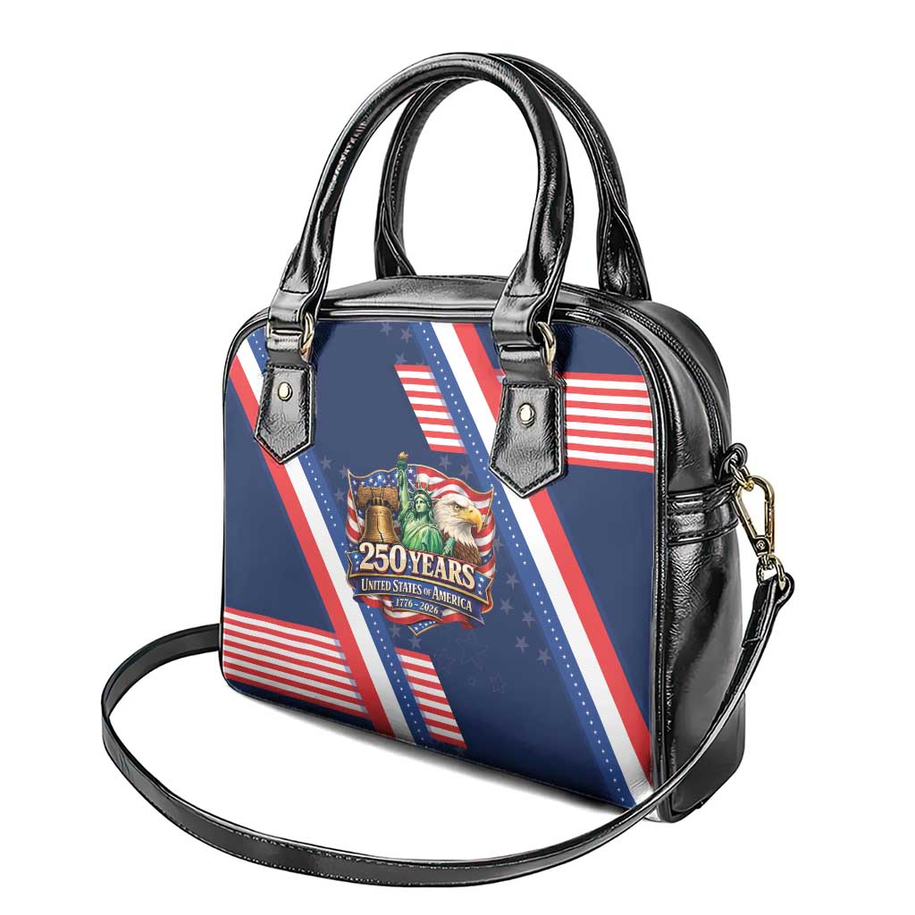 America 250th Anniversary Shoulder Handbag USA 1776-2026 Patriotic Eagle