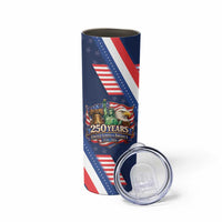 America 250th Anniversary Skinny Tumbler USA 1776-2026 Patriotic Eagle