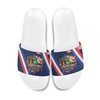 America 250th Anniversary Slide Sandals USA 1776-2026 Patriotic Eagle