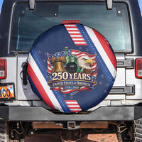 America 250th Anniversary Spare Tire Cover USA 1776-2026 Patriotic Eagle