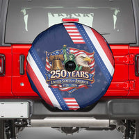 America 250th Anniversary Spare Tire Cover USA 1776-2026 Patriotic Eagle