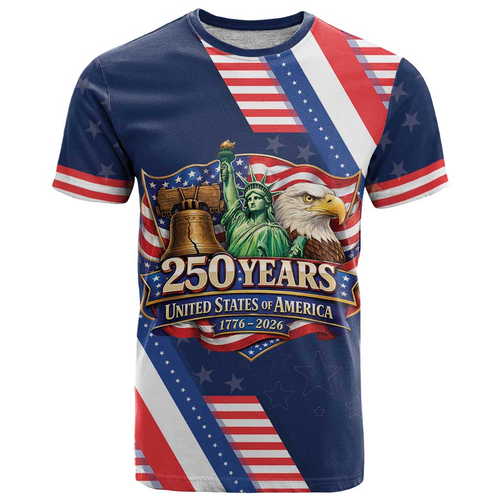 America 250th Anniversary T Shirt USA 1776-2026 Patriotic Eagle