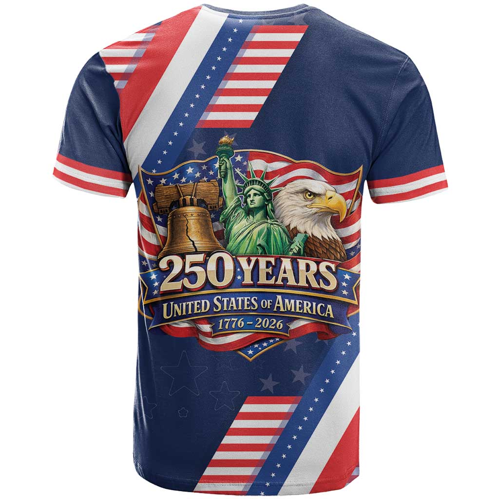 America 250th Anniversary T Shirt USA 1776-2026 Patriotic Eagle