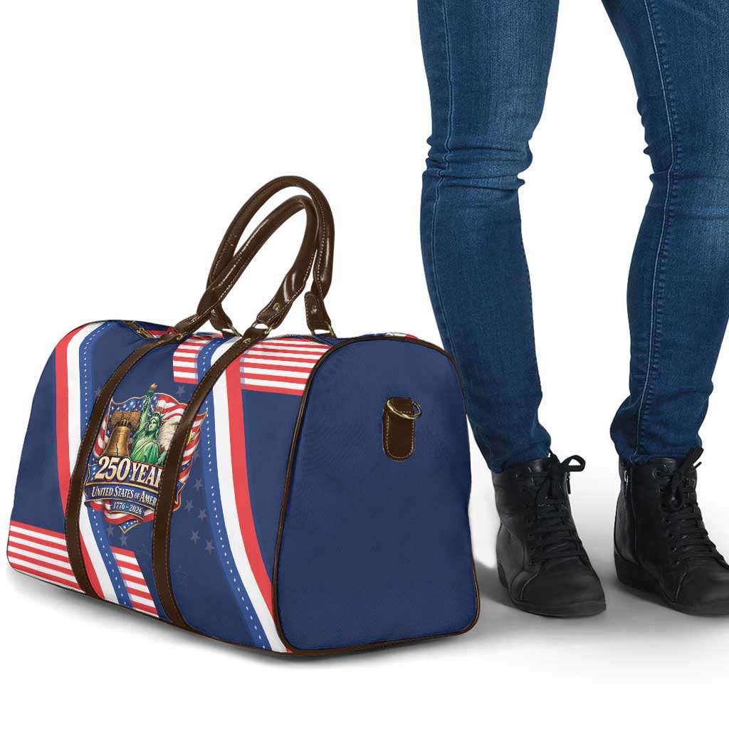 America 250th Anniversary Travel Bag USA 1776-2026 Patriotic Eagle