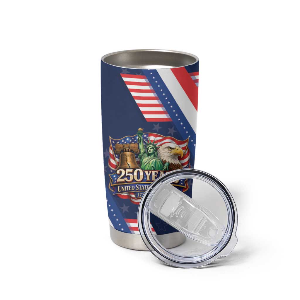 America 250th Anniversary Tumbler Cup USA 1776-2026 Patriotic Eagle