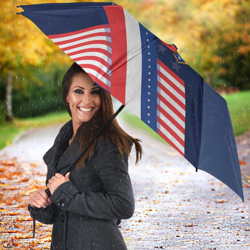 America 250th Anniversary Umbrella USA 1776-2026 Patriotic Eagle
