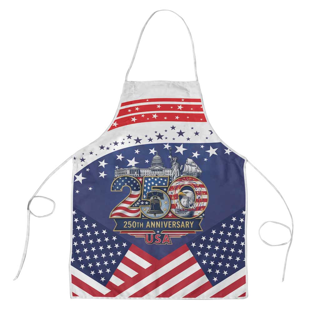 USA 250 Years of Freedom Apron All American Pride