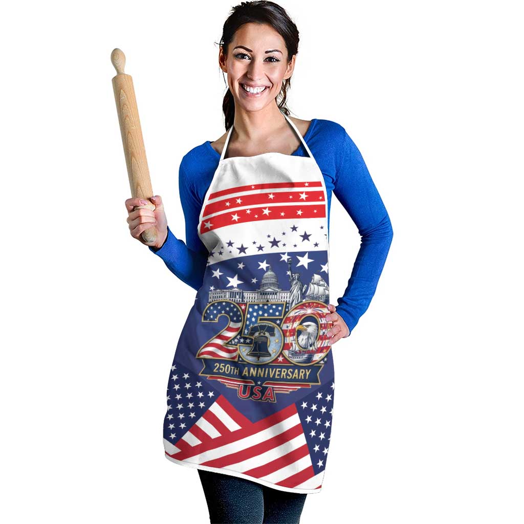 USA 250 Years of Freedom Apron All American Pride