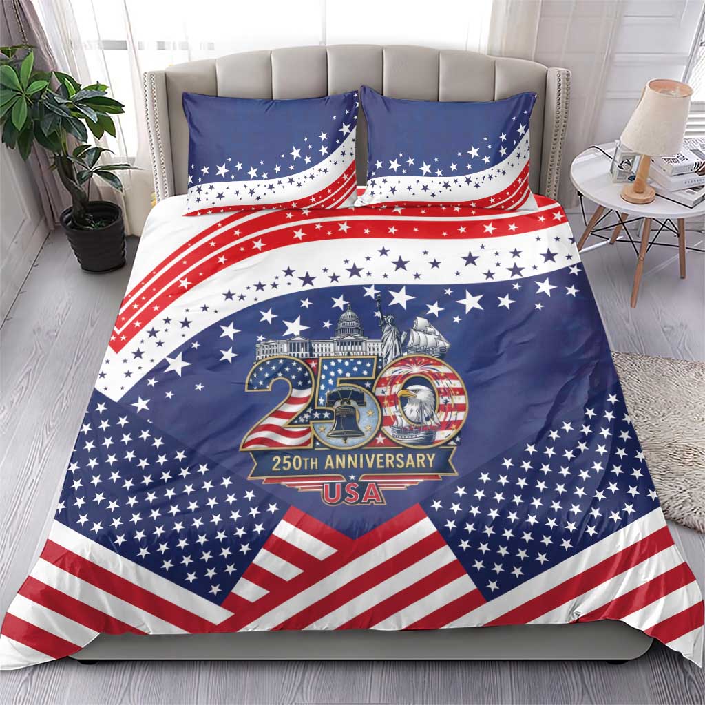 USA 250 Years of Freedom Bedding Set All American Pride