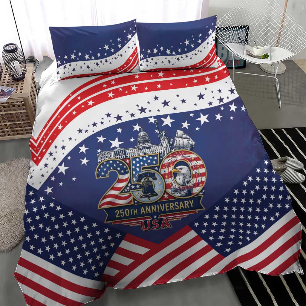 USA 250 Years of Freedom Bedding Set All American Pride