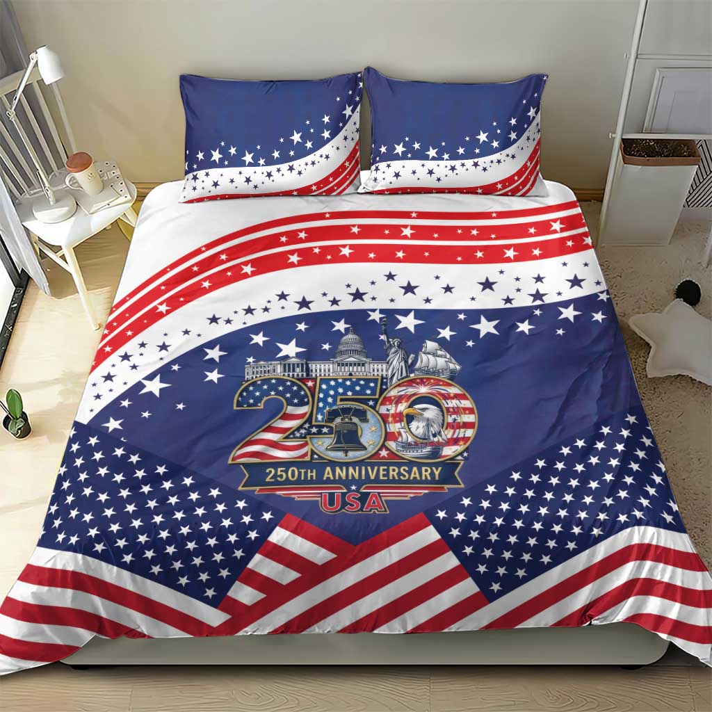 USA 250 Years of Freedom Bedding Set All American Pride
