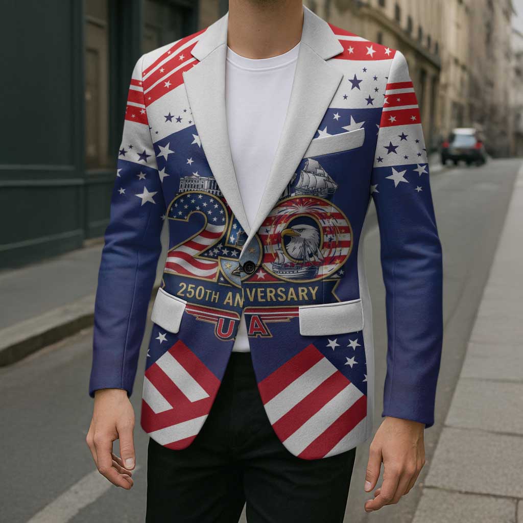 USA 250 Years of Freedom Blazer All American Pride