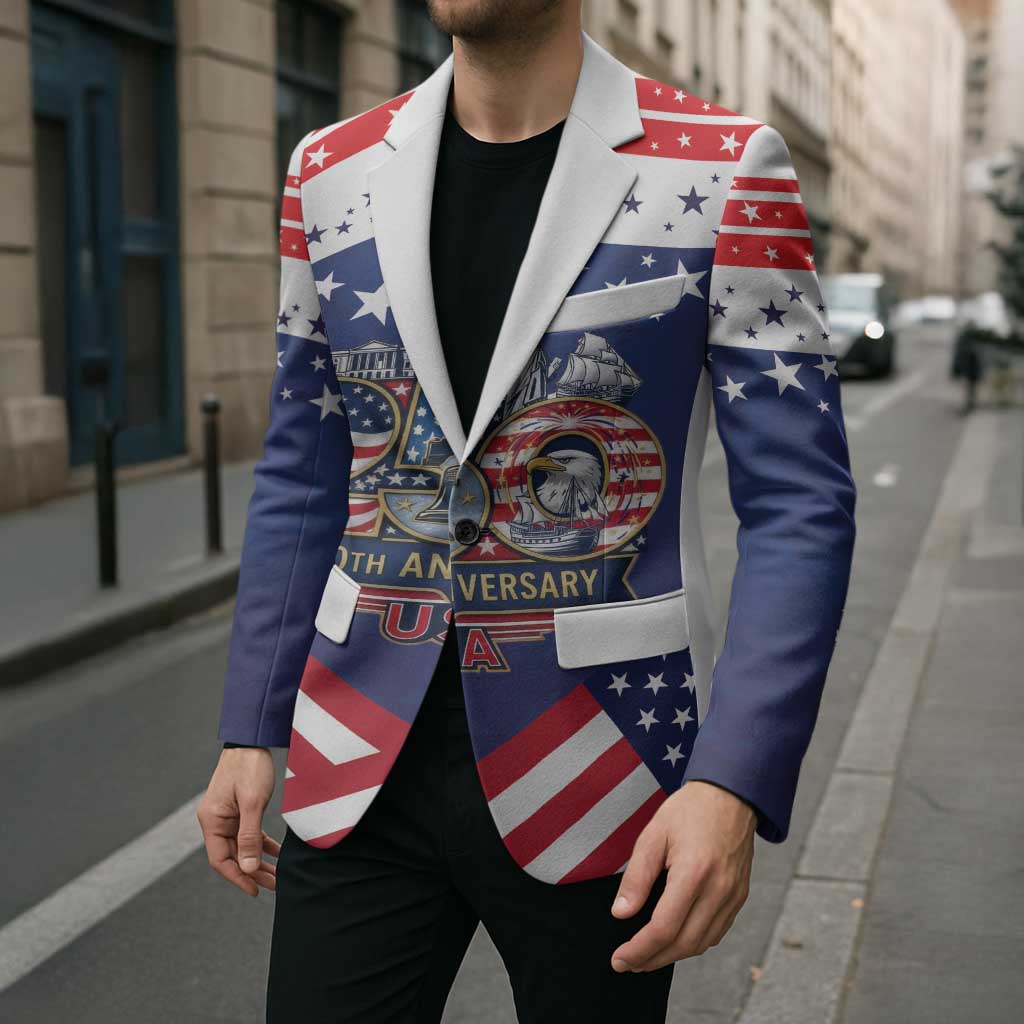 USA 250 Years of Freedom Blazer All American Pride