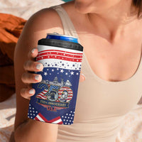 USA 250 Years of Freedom 4 in 1 Can Cooler Tumbler All American Pride