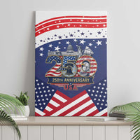 USA 250 Years of Freedom Canvas Wall Art All American Pride