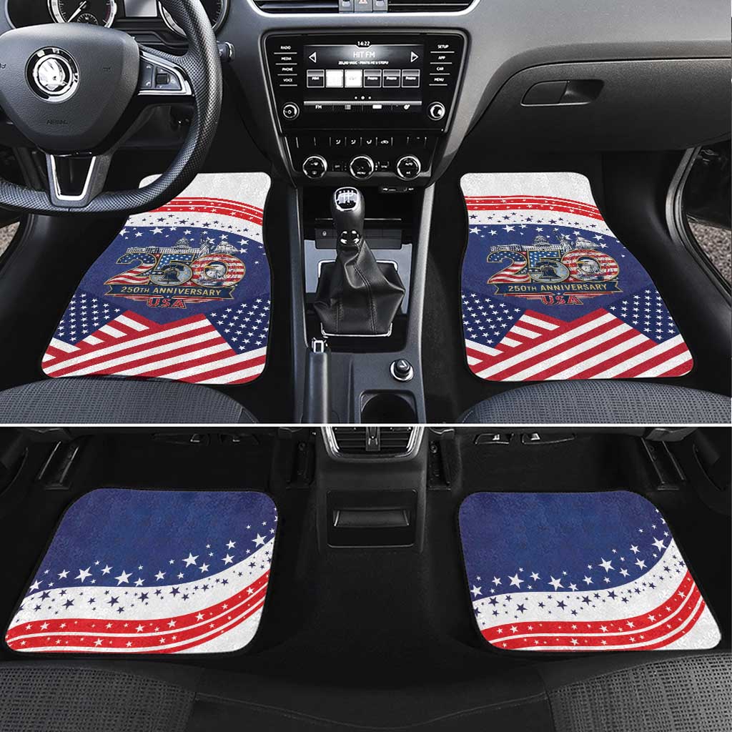 USA 250 Years of Freedom Car Mats All American Pride