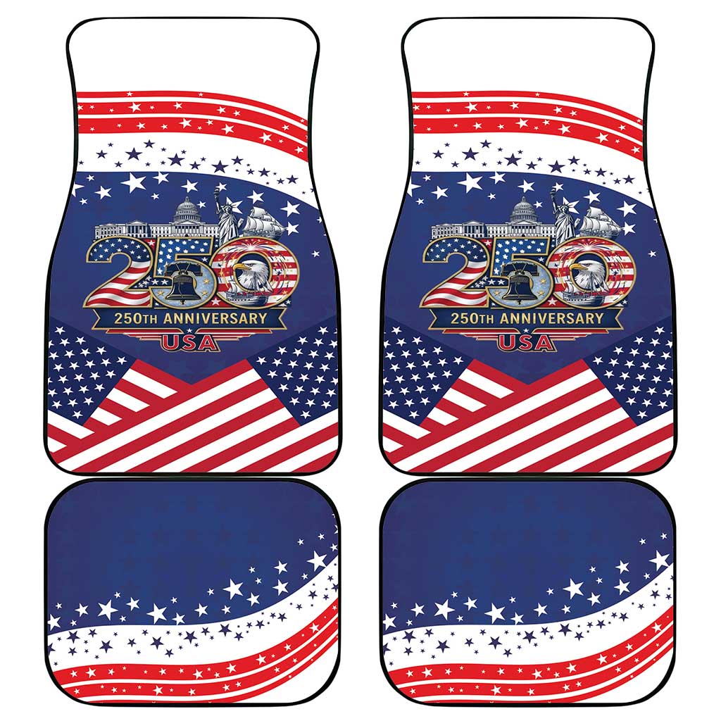USA 250 Years of Freedom Car Mats All American Pride