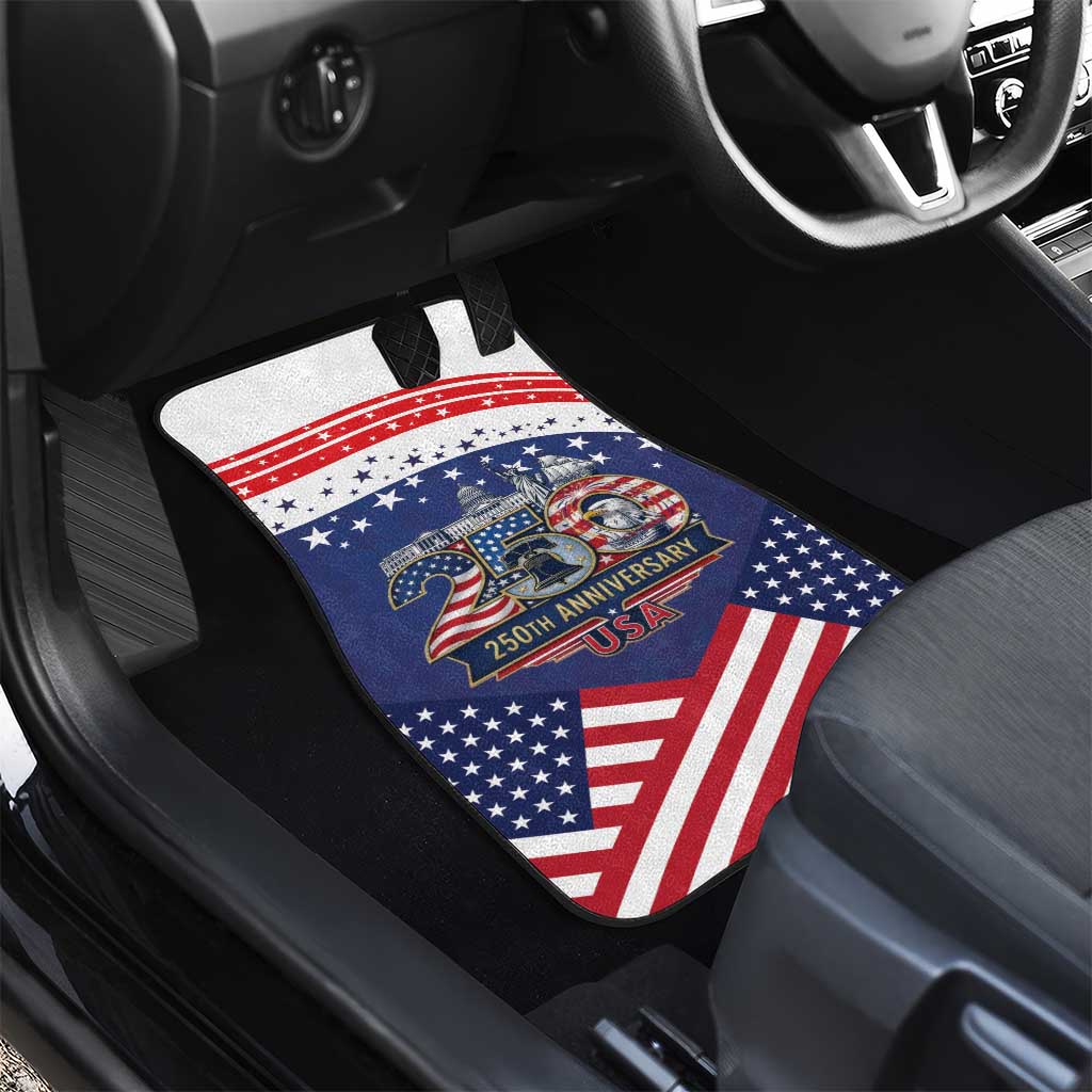 USA 250 Years of Freedom Car Mats All American Pride